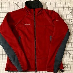 Columbia Women’s Size Medium Red/Grey Titanium Interchange Tech Jacket
